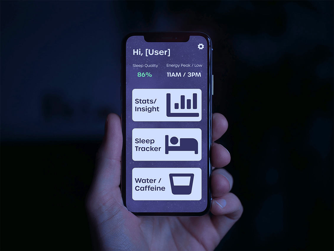 SleepWell main screen